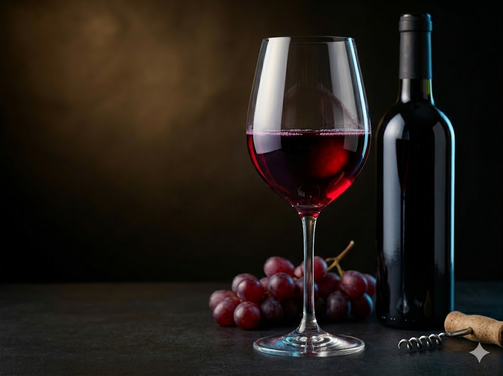 Red — Glass at AXUM Restaurant Leeds